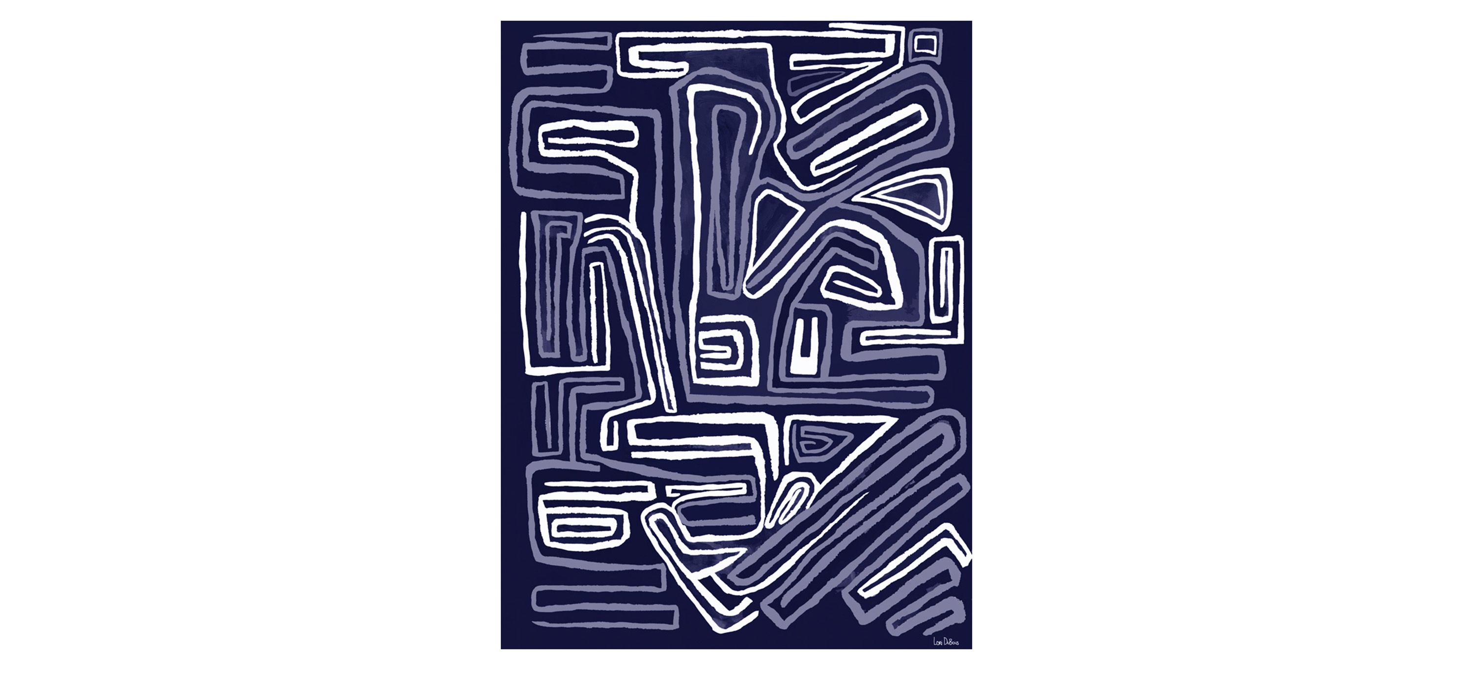 Centric Navy 5 by Lori Dubois