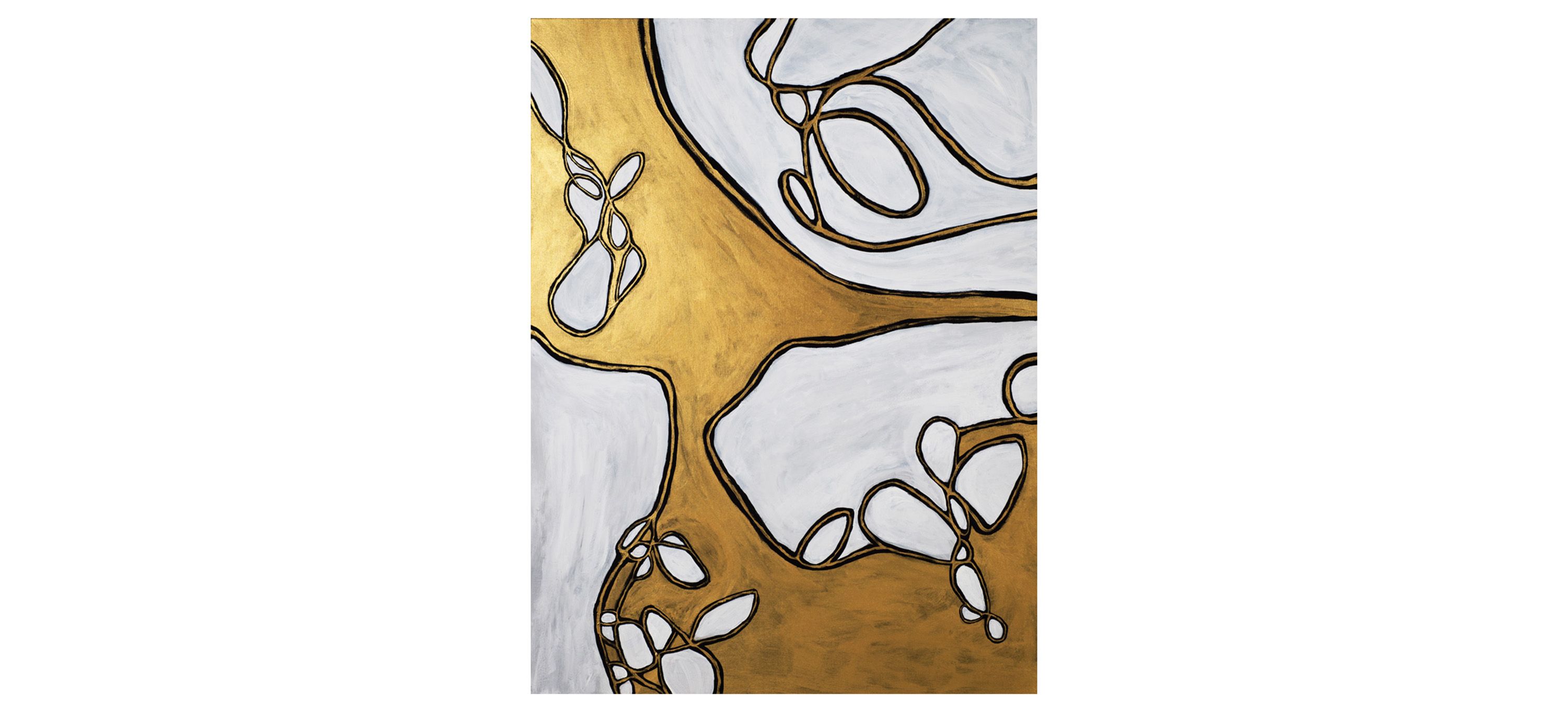 Mocha Latte Gold 1 by Lori Dubois