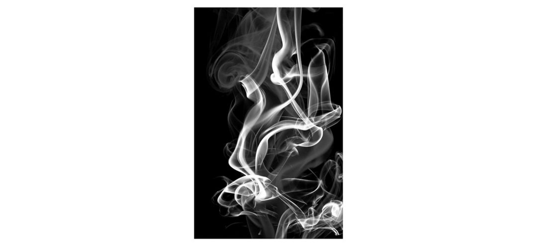 Black Smoke Abstract by GI ArtLab