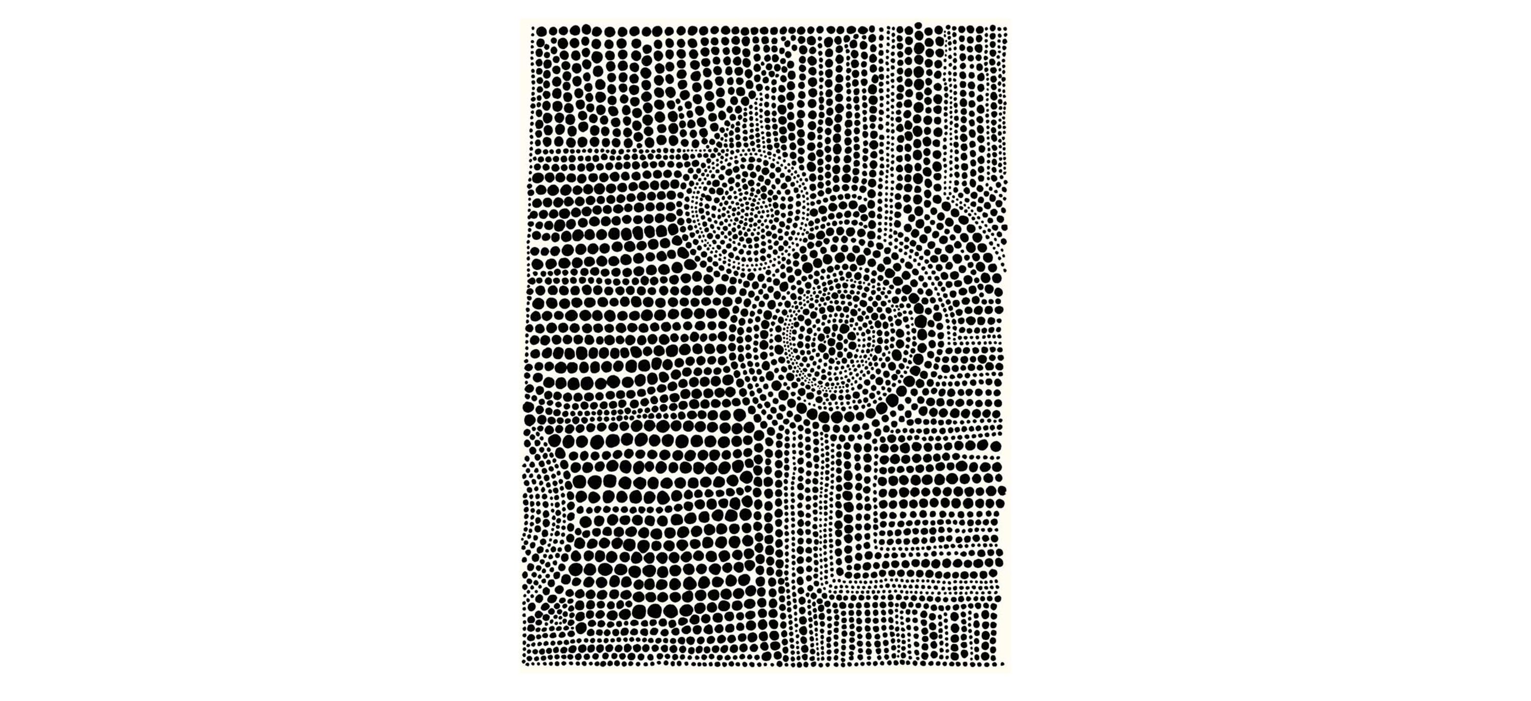 Clustered Dots A by Natasha Marie