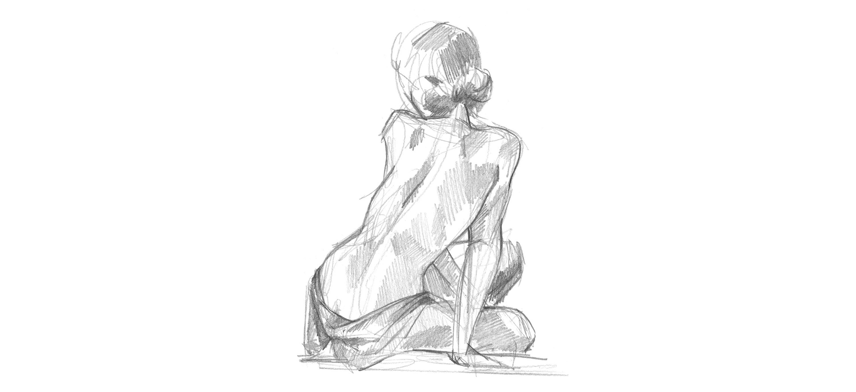 Sitting Pose II by Jennifer Paxton Parker