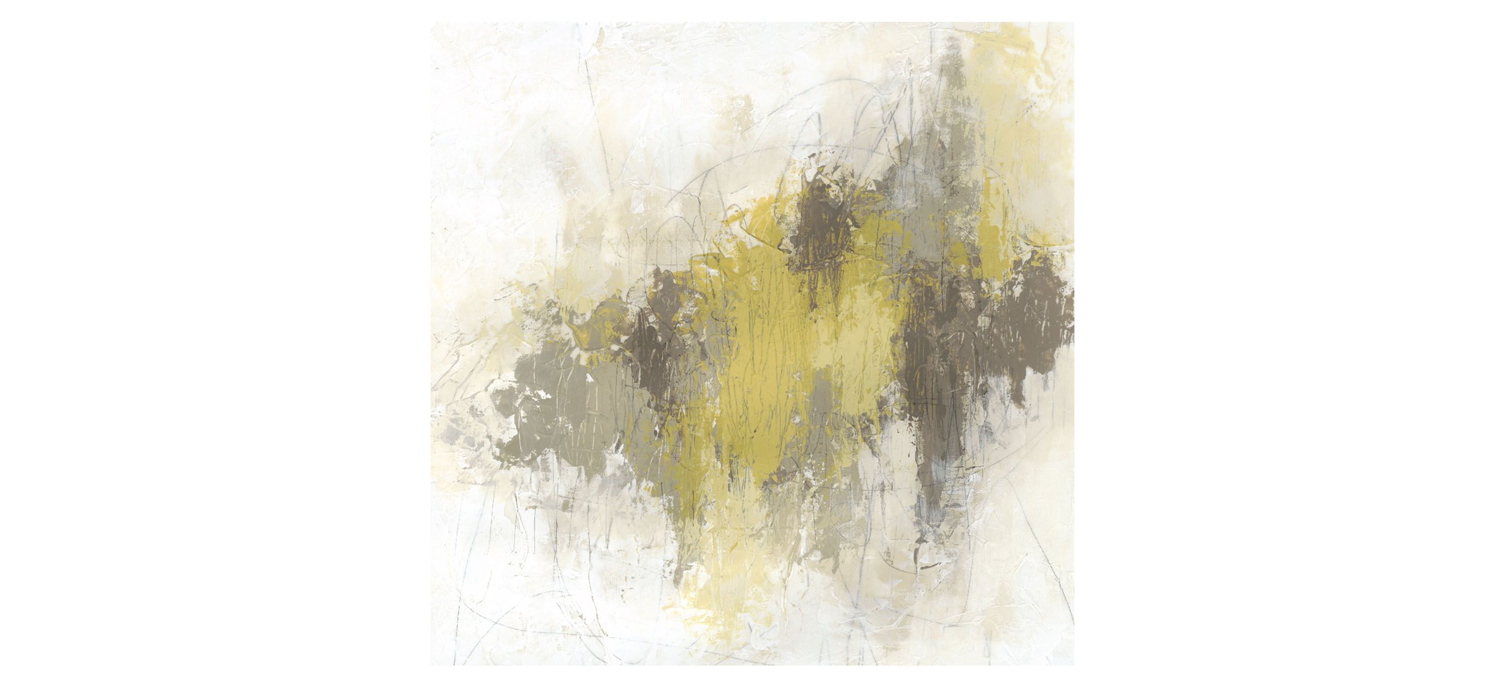 Saffron Abstract I by June Erica Vess