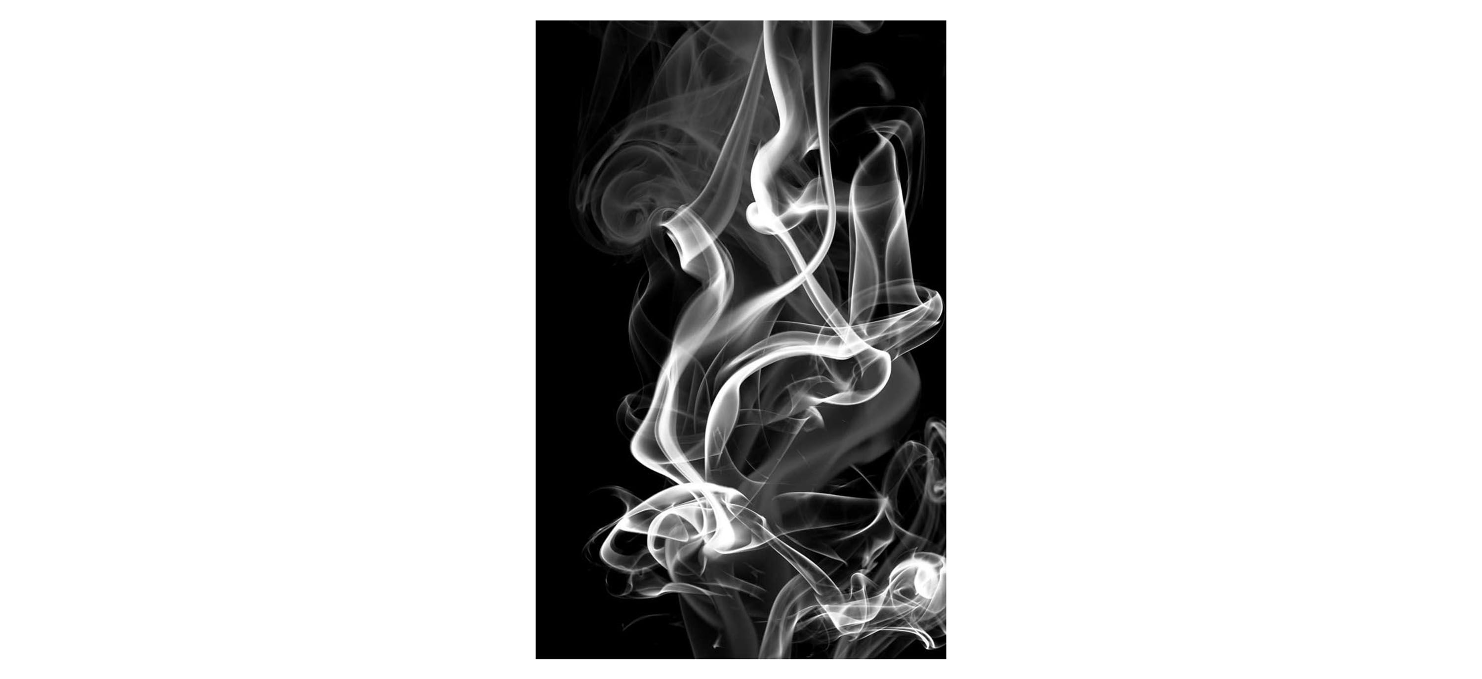 Black Smoke Abstract by GI ArtLab