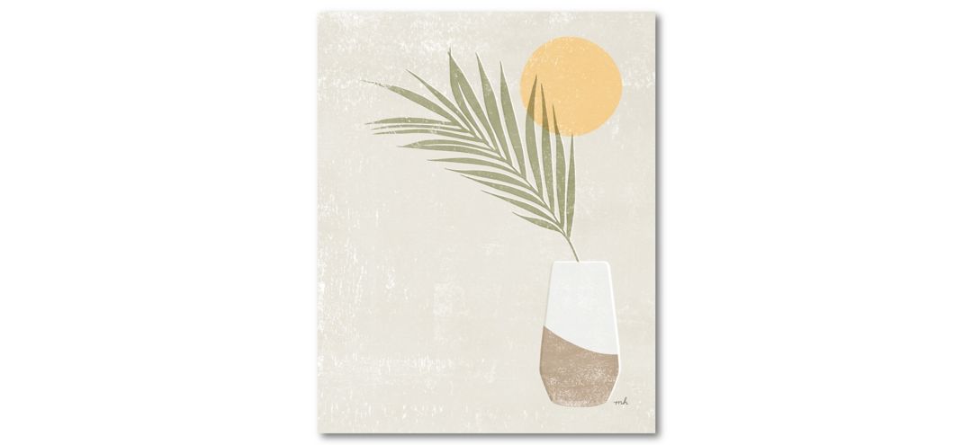 Sun Palm II Gallery Wrapped Canvas