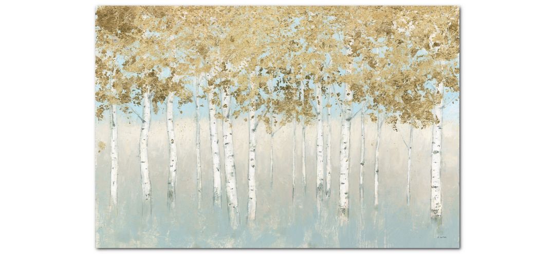 Shimmering Forest Gallery Wrapped Canvas