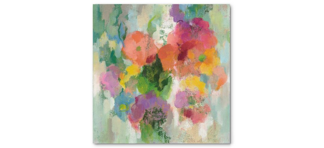 Colorful Garden II Gallery Wrapped Canvas