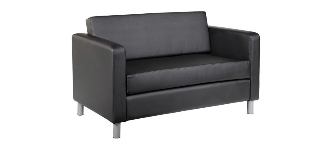 9702VBK Define Collection Loveseat by OfficeSource sku 9702VBK