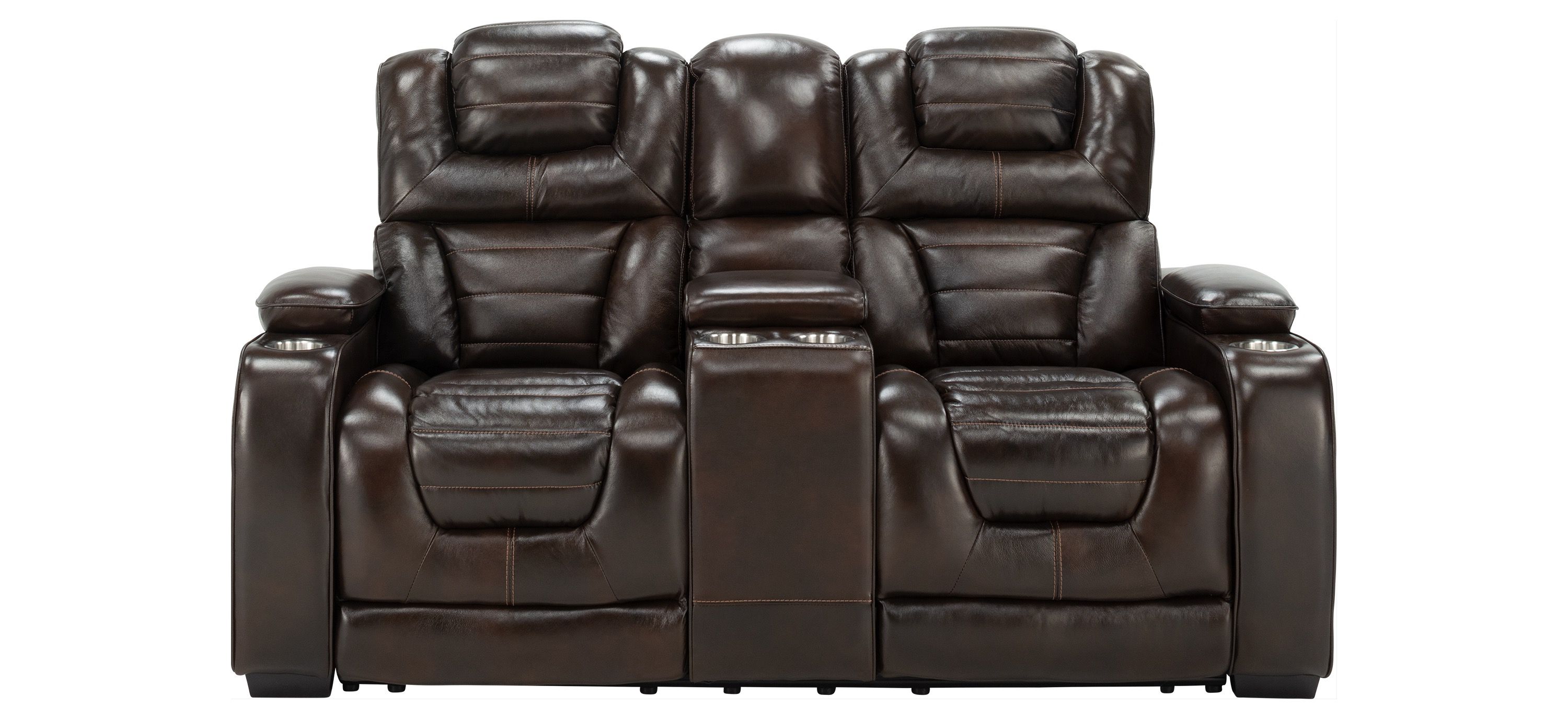 Othello Power Console Loveseat w/Power Headrest