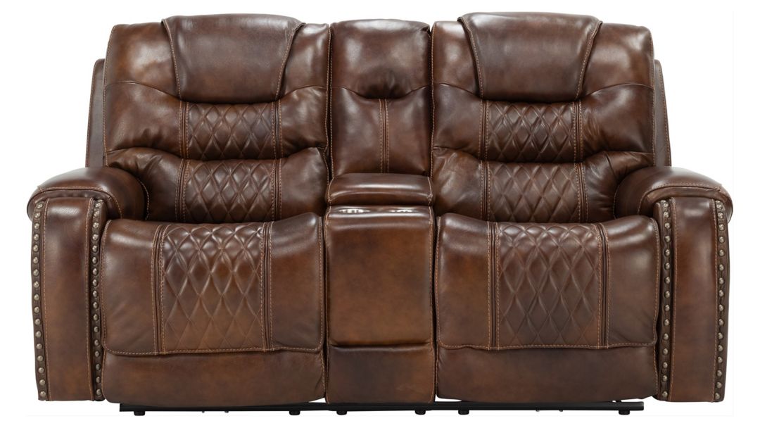 Ballard Power Console Loveseat w/Power Headrest