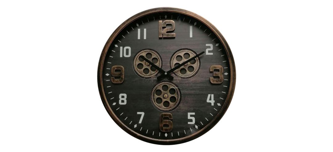 "18"" Bronze Wall Clock"