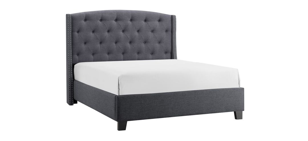 Eva Tufted Upholstered Bed