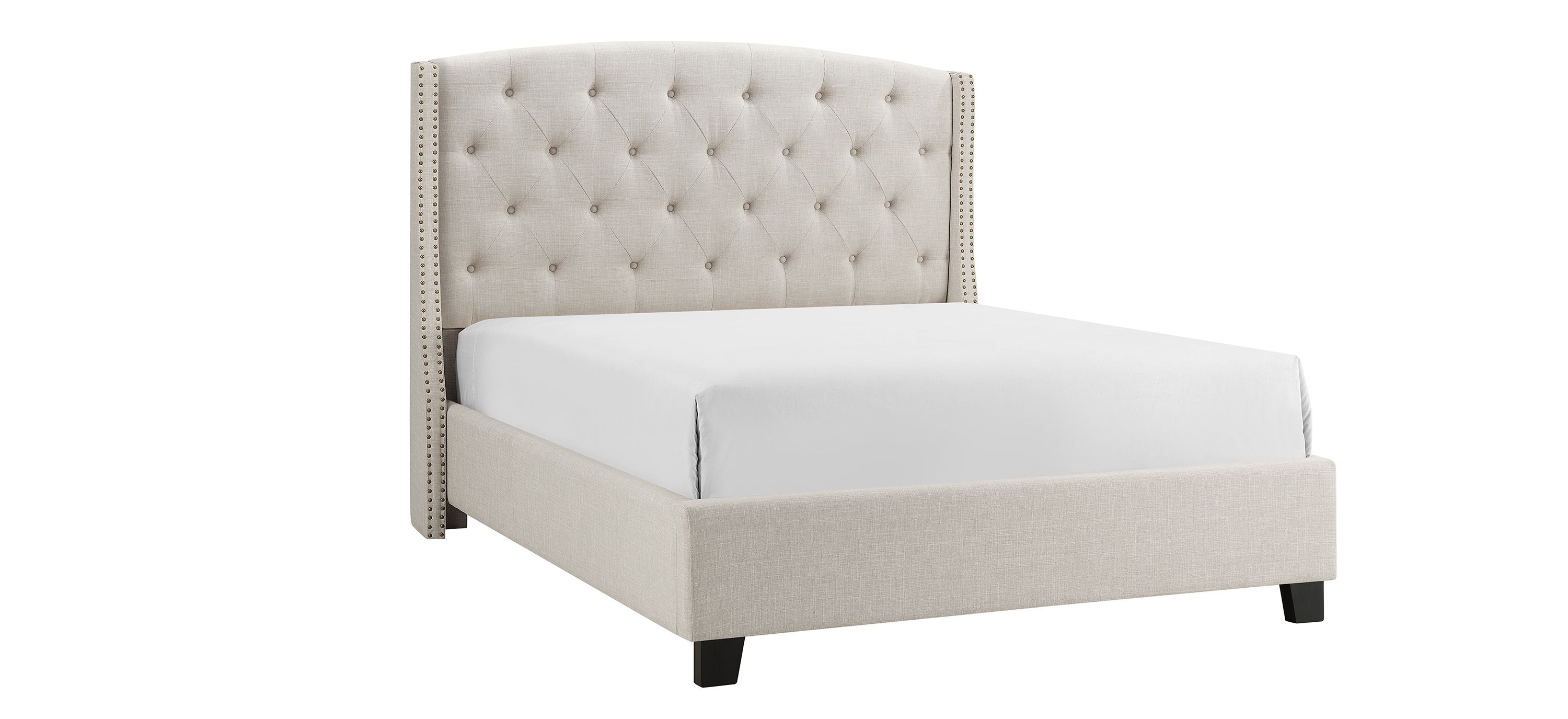 Eva Tufted Upholstered Bed