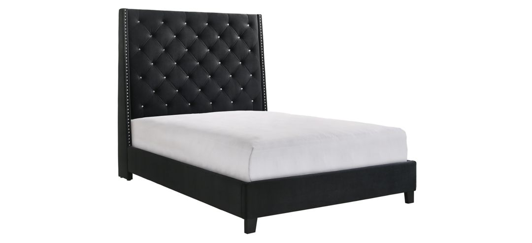 Chant Upholstered Wingback Tufted Bed