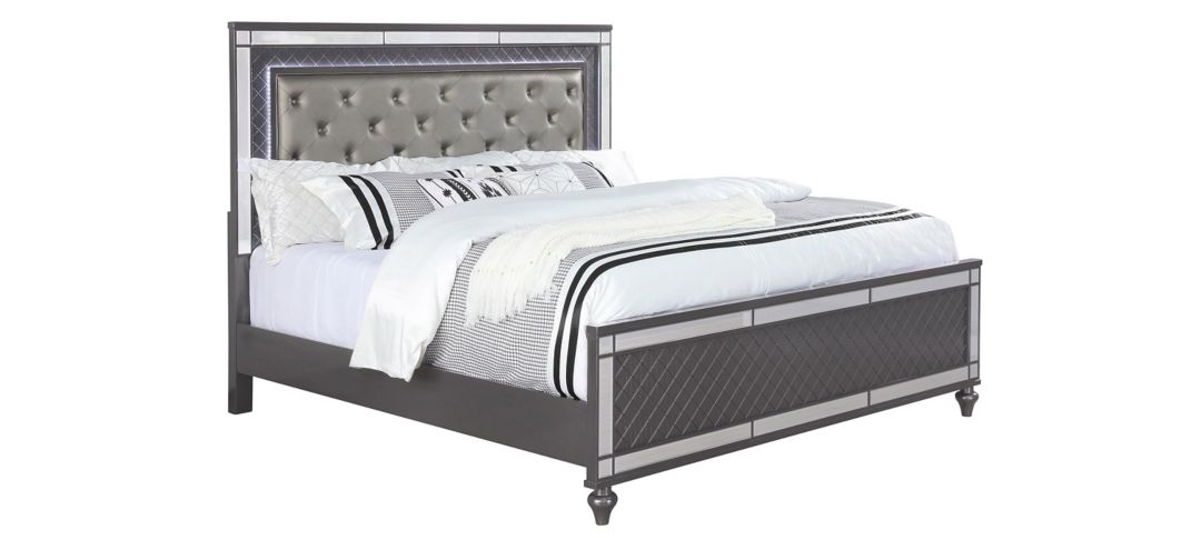 Refina Upholstered Panel Bed
