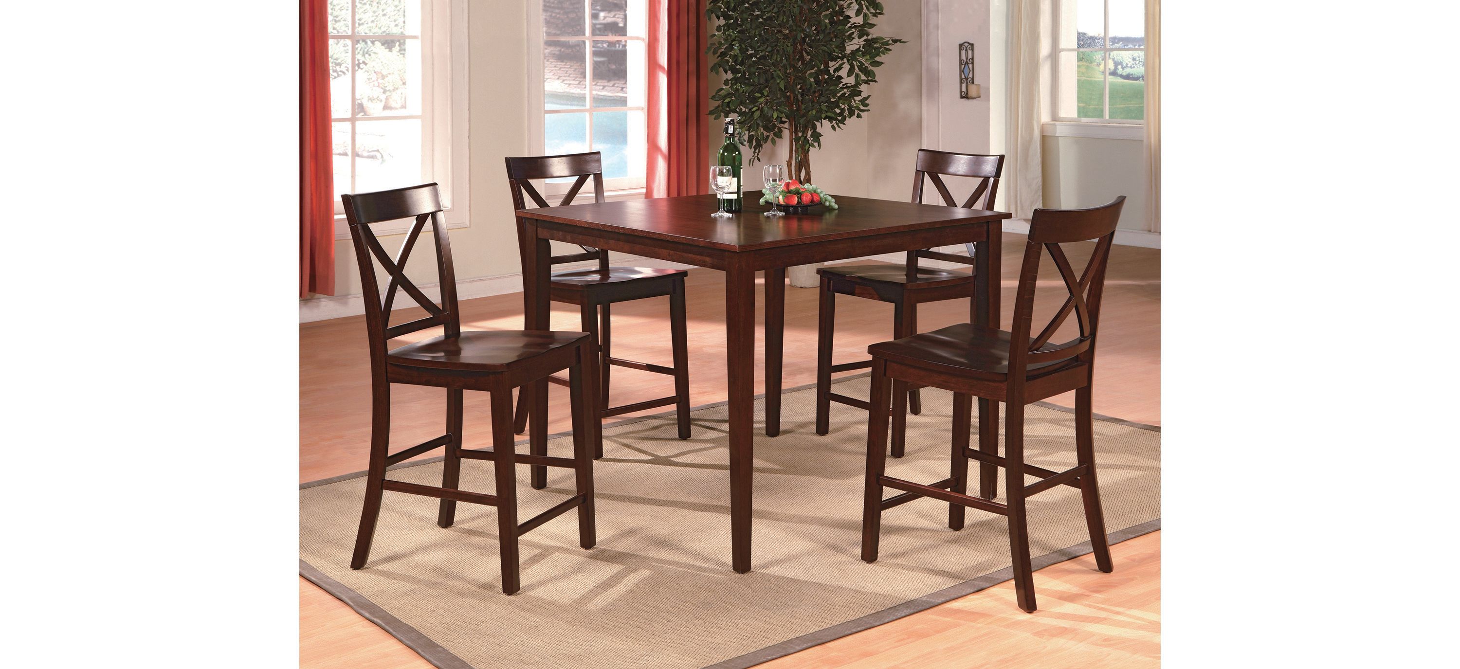 Theodore 5-pc. Counter-Height Dining Set