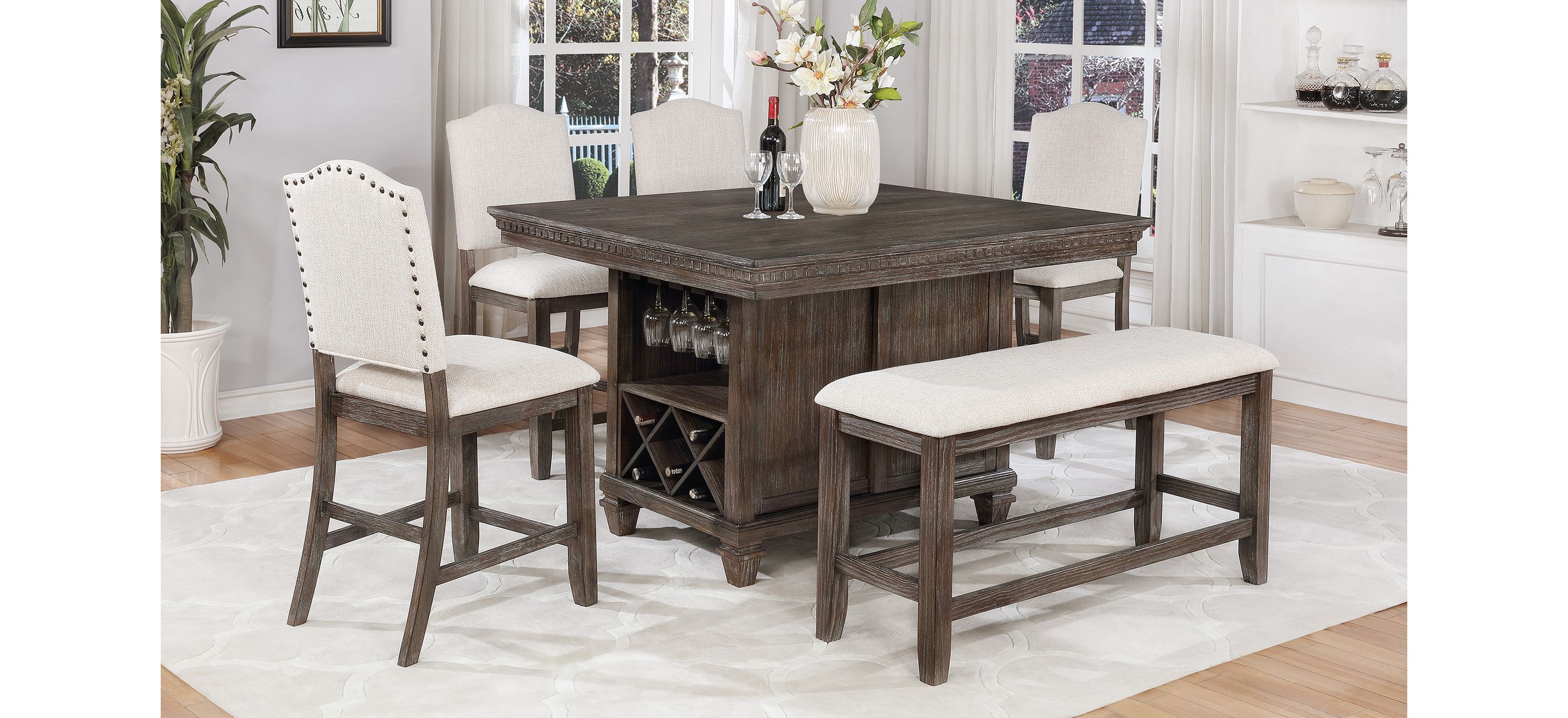 Regent Counter-Height 6-pc. Dining Set