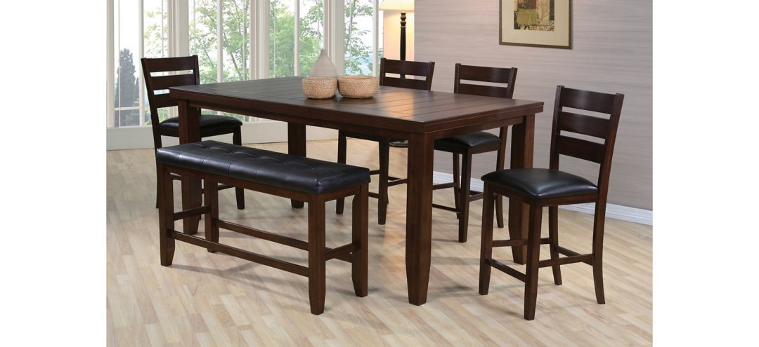 798212153 Bardstown 6-pc. Counter-Height Dining Set w/ Bench sku 798212153