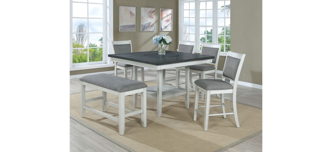 798272755 Fulton 6-pc. Counter-Height Dining Set with Bench sku 798272755