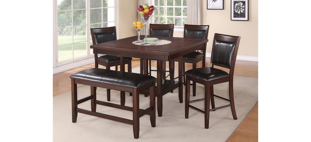 Fulton 6-pc. Counter-Height Dining Set w/Bench