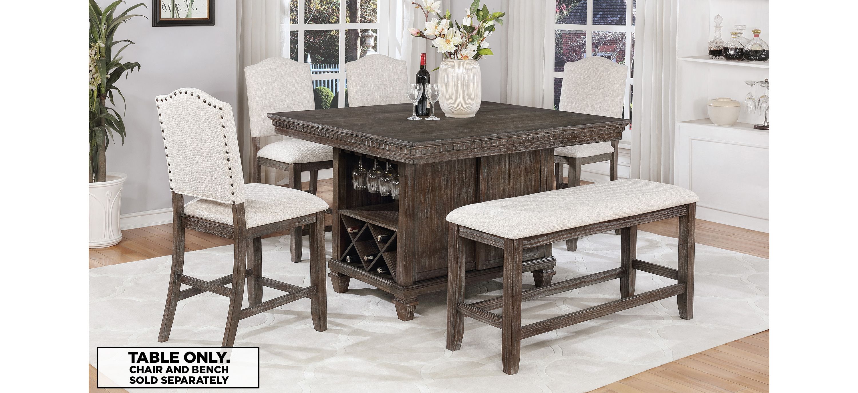 Regent Counter-Height Dining Table