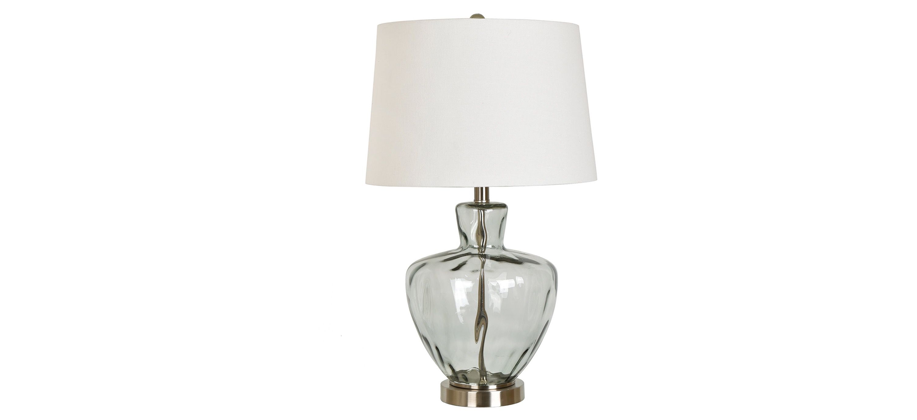 Blue Glass Table Lamp