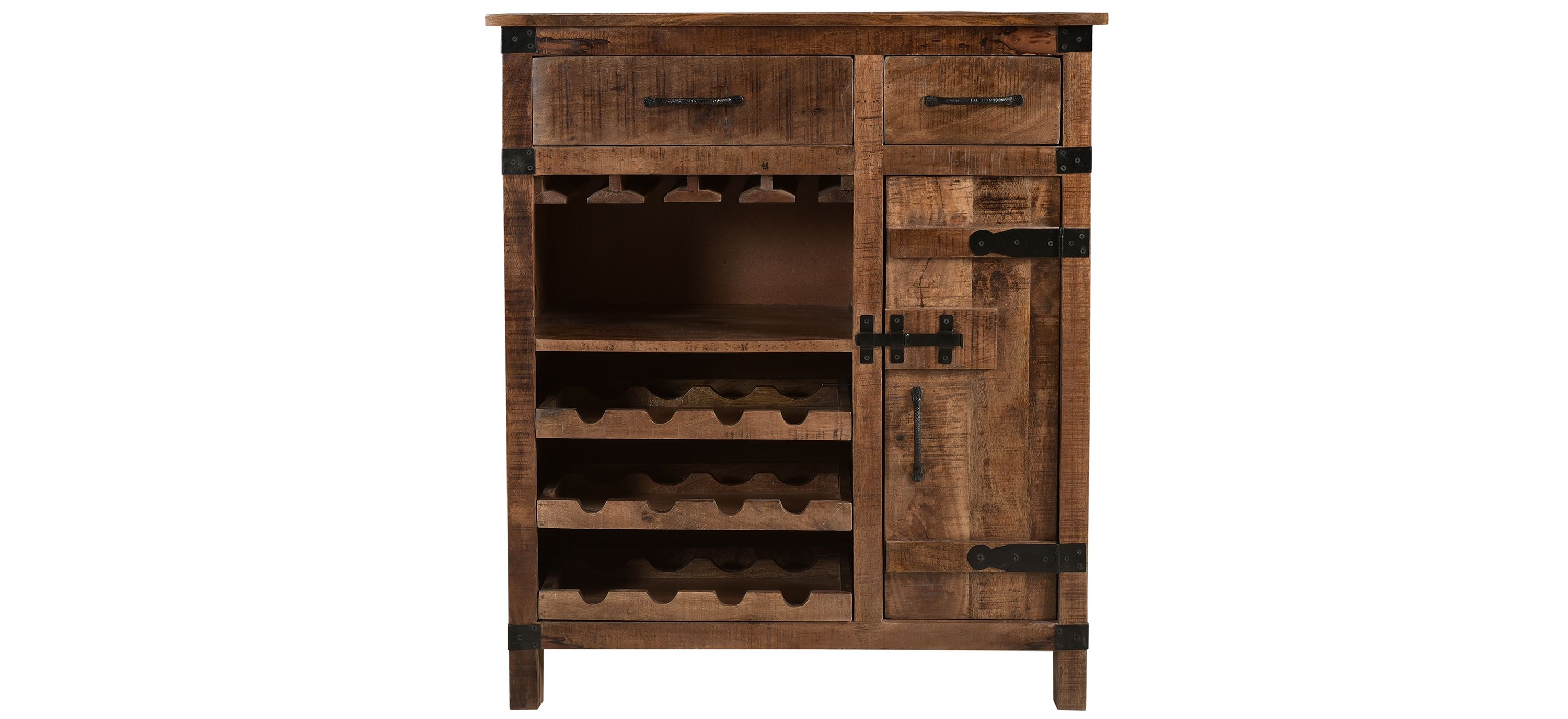 Kumada Bar Cabinet w/ Wine Storage