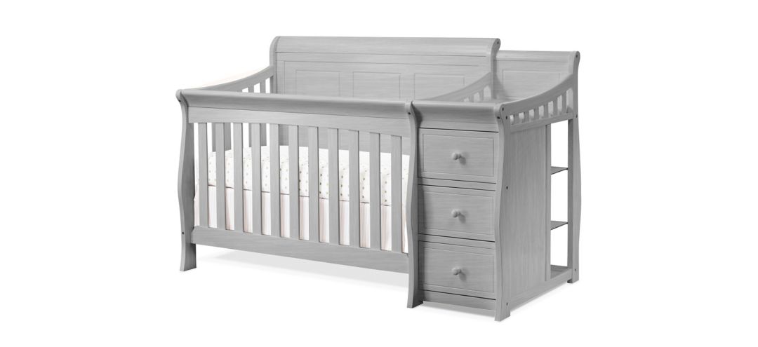 Princeton Elite Panel Crib with Conversion Kit & Changer