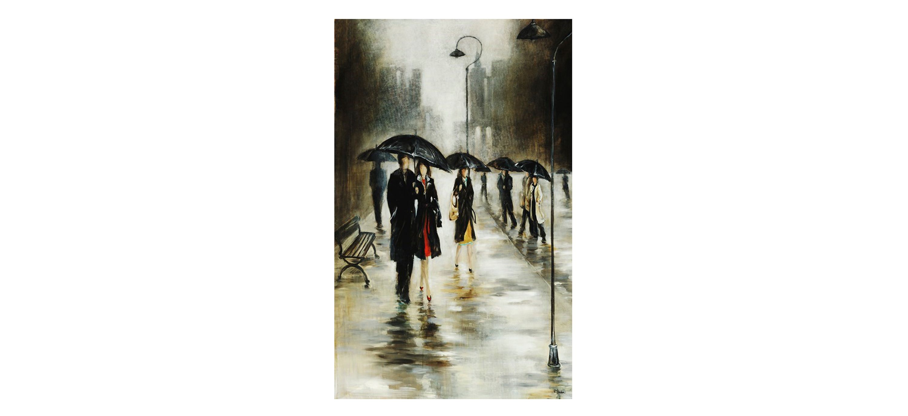Lovely Promenade Wall Art