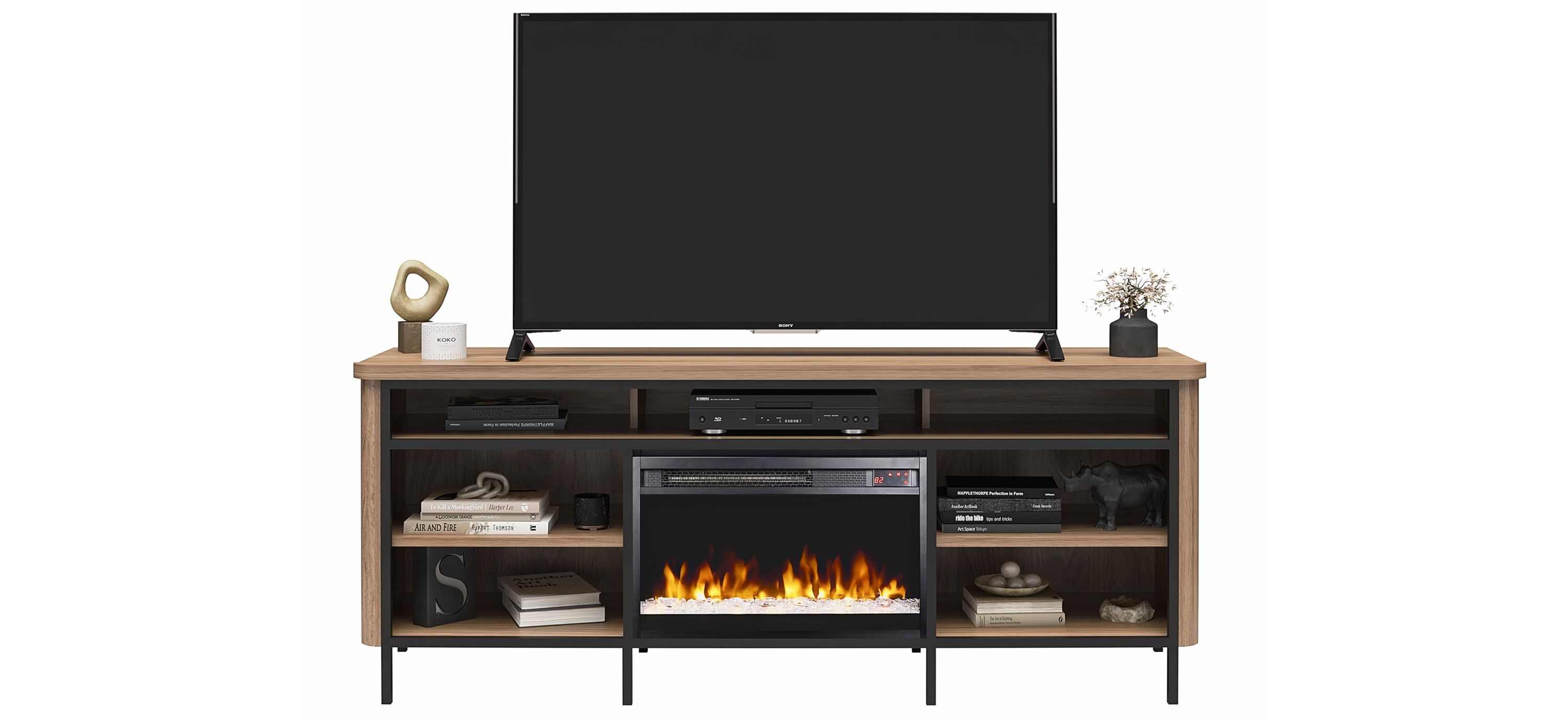 Danton Electric Fireplace TV Console