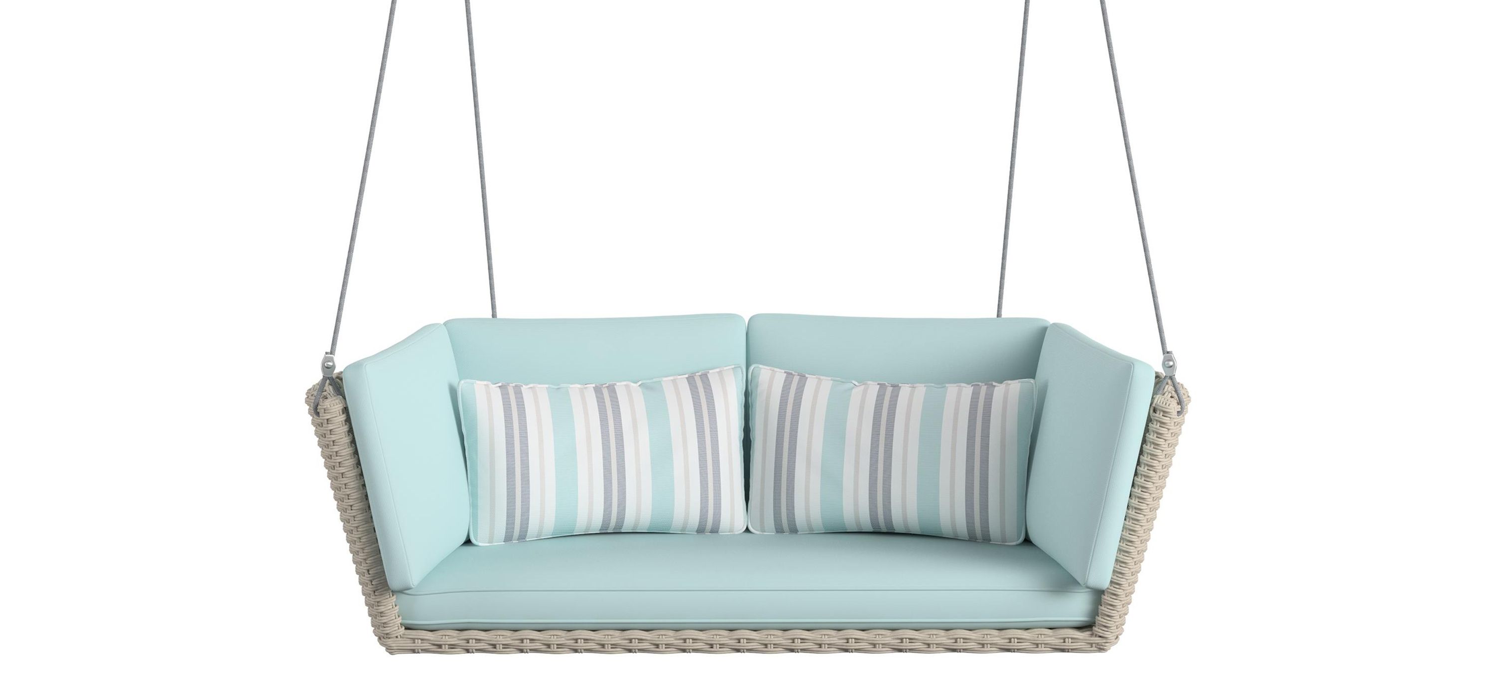 Novogratz Poolside Gossip Outdoor Loveseat Swing