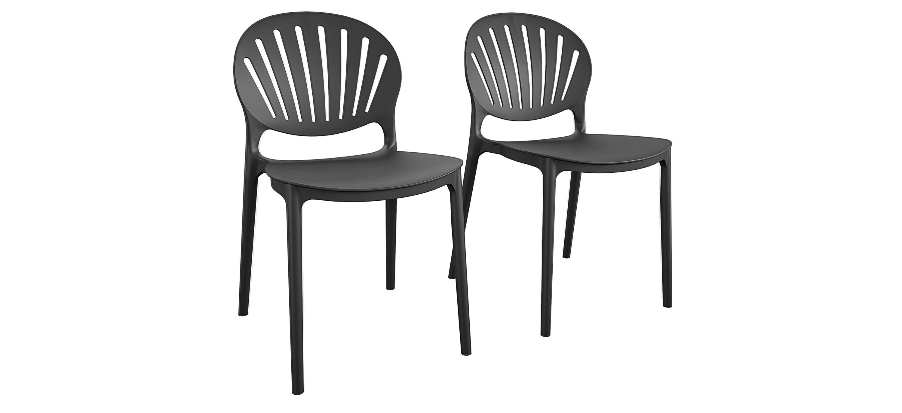 COSCO Outdoor Stacking Resin Chair - Set of 2