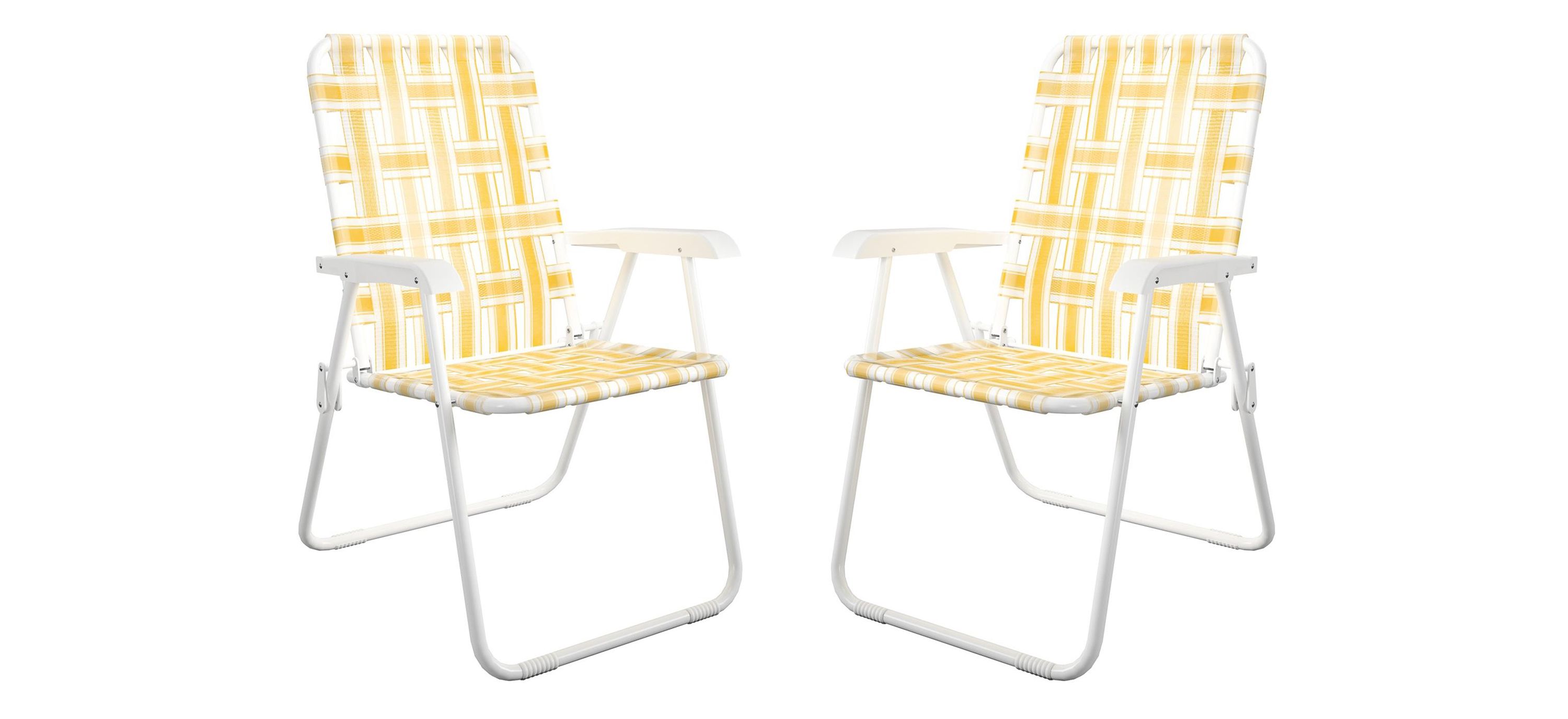 Novogratz Poolside Gossip Outdoor Priscilla Folding Chairs - set of 2