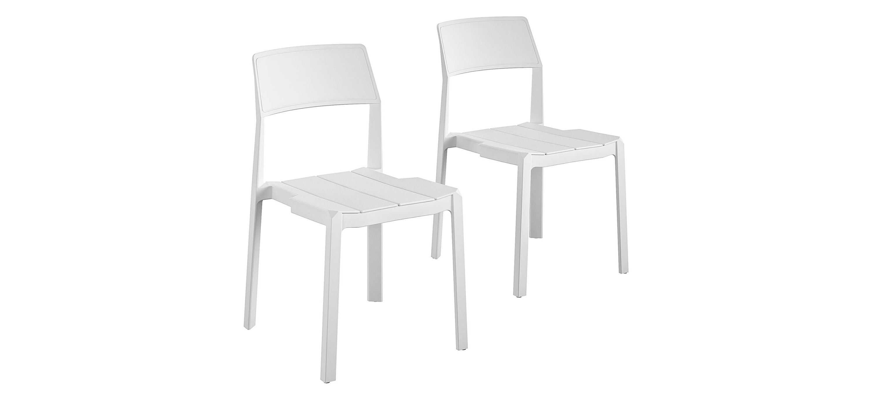 Novogratz Poolside Gossip Outdoor Chandler Stacking Dining Chairs - Set of 
