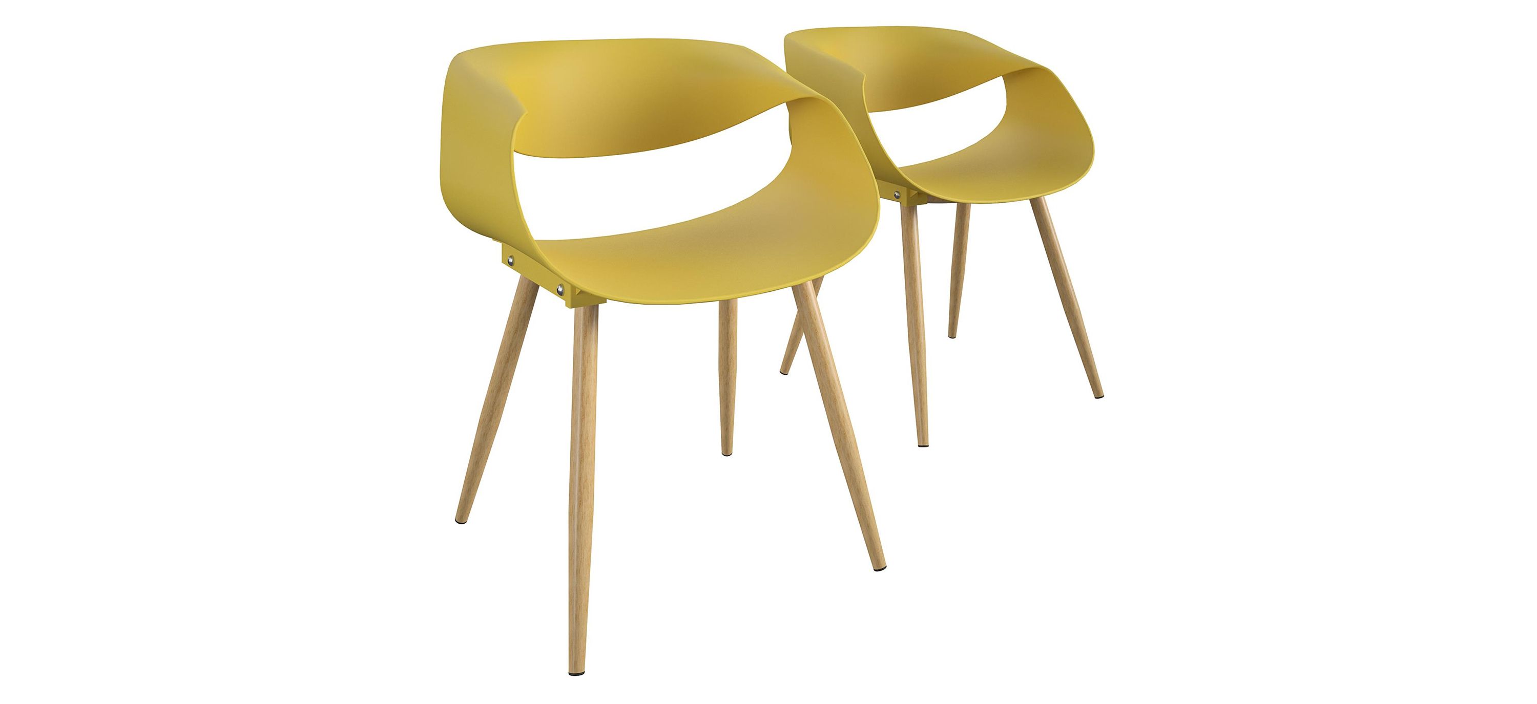 COSCO Outdoor Stacking Resin Chair - Set of 2
