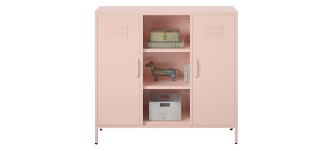 Mission District Metal Locker Console Table