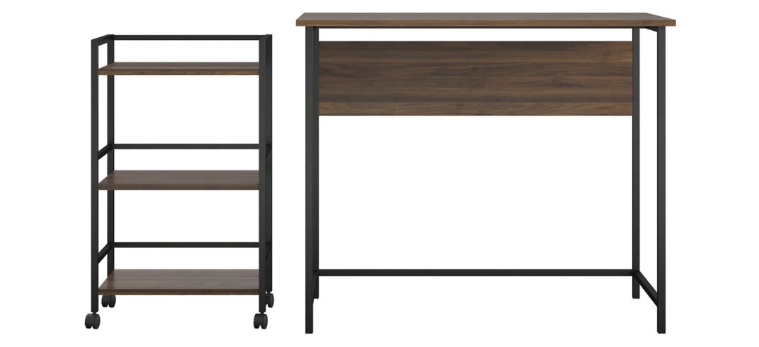 369121160 Ameriwood Home Baylor Desk with Rolling Cart sku 369121160