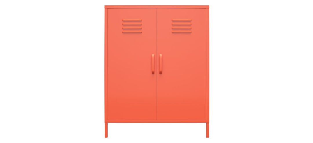 Novogratz Cache Two Door Metal Locker Storage Cabinet