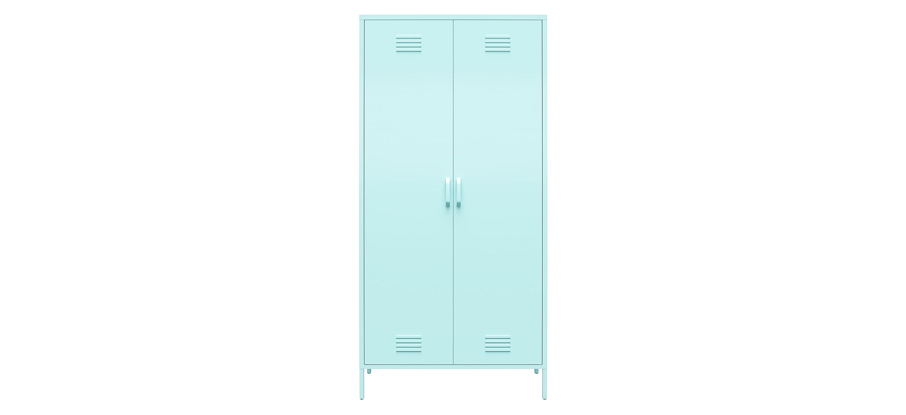 Novogratz Cache Tall Two Door Metal Locker Cabinet