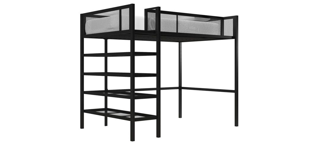 DF15971 DHP Bloom Storage Loft Bed with Bookcase sku DF15971