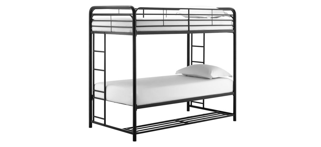 Mainstays Twin over Twin Bunk Bed with Storage Bins