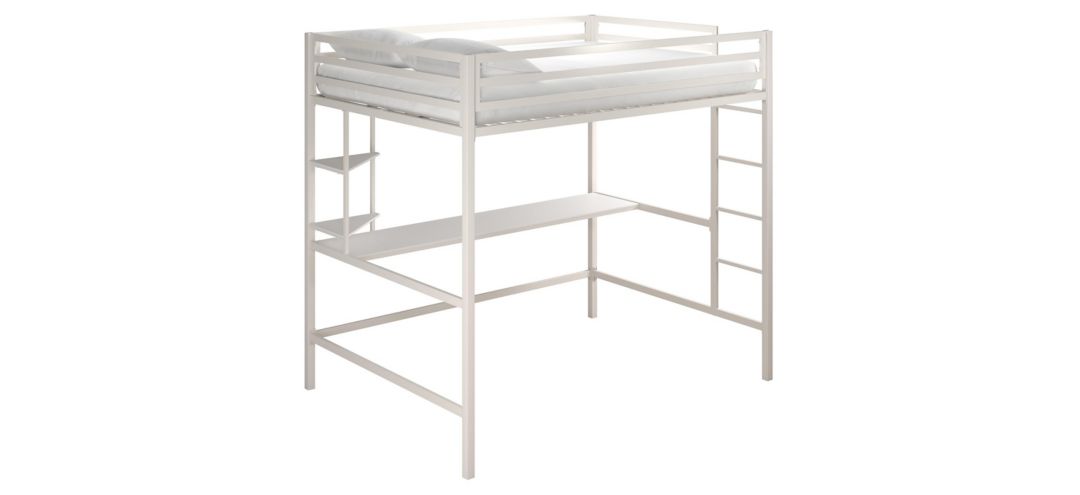 503143710 Novogratz Maxwell Loft Bed with Desk & Shelves sku 503143710