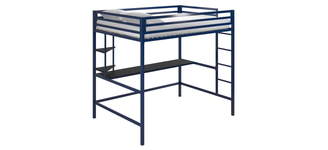 503143712 Novogratz Maxwell Loft Bed with Desk & Shelves sku 503143712