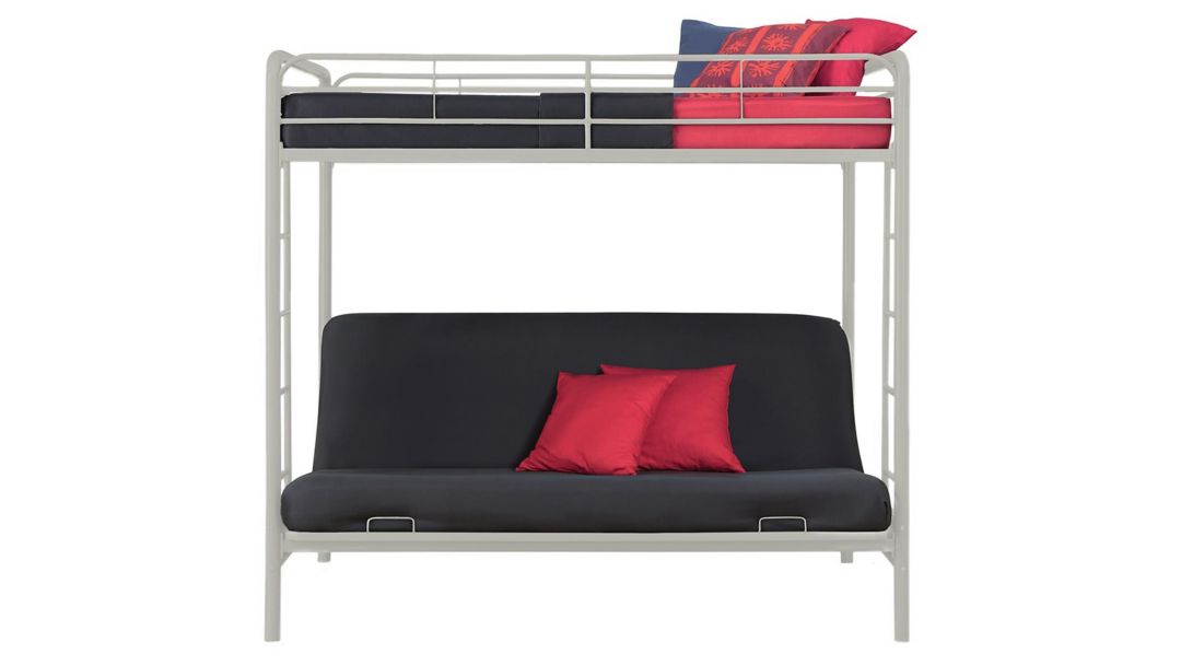 Sammie Twin over Futon Metal Bed