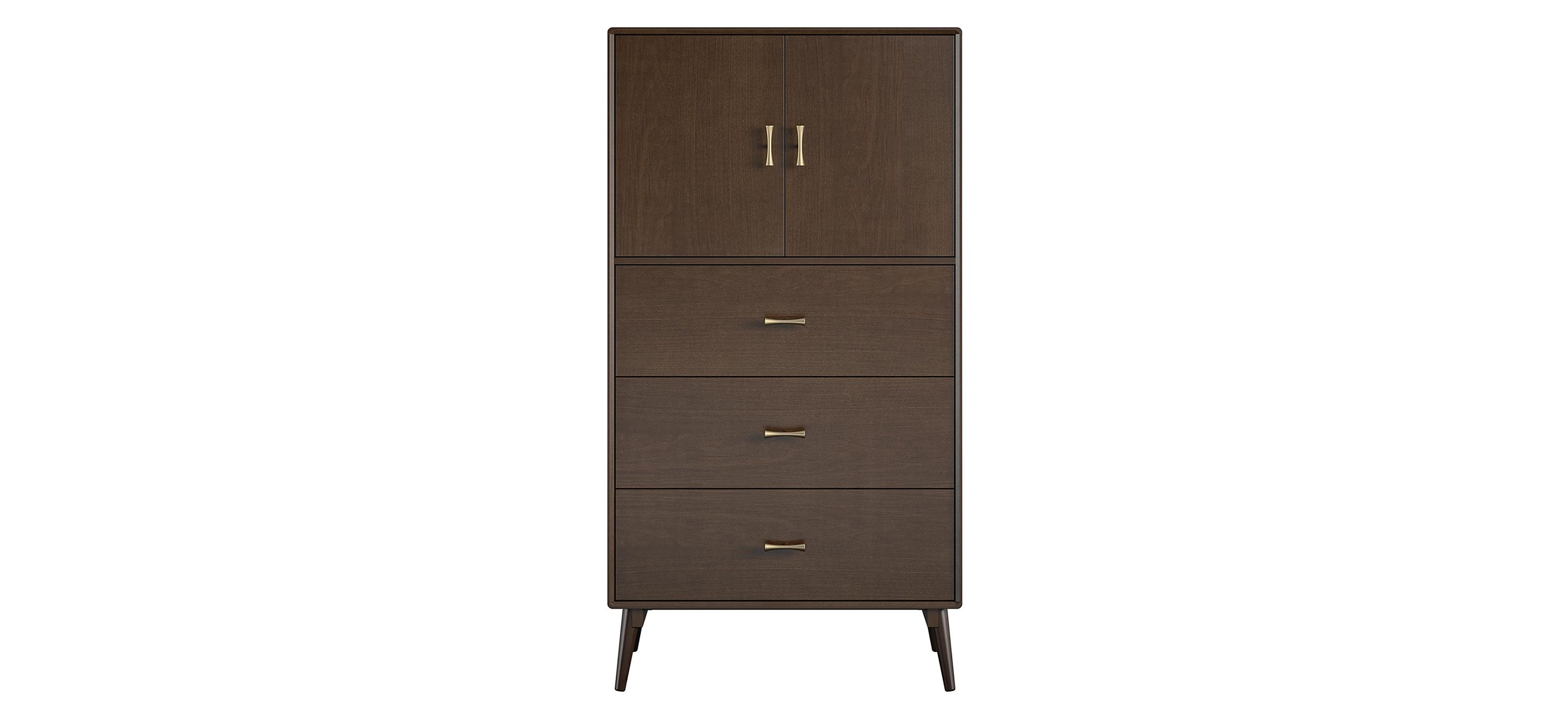 Novogratz Brittany Tall Three Drawer Dresser