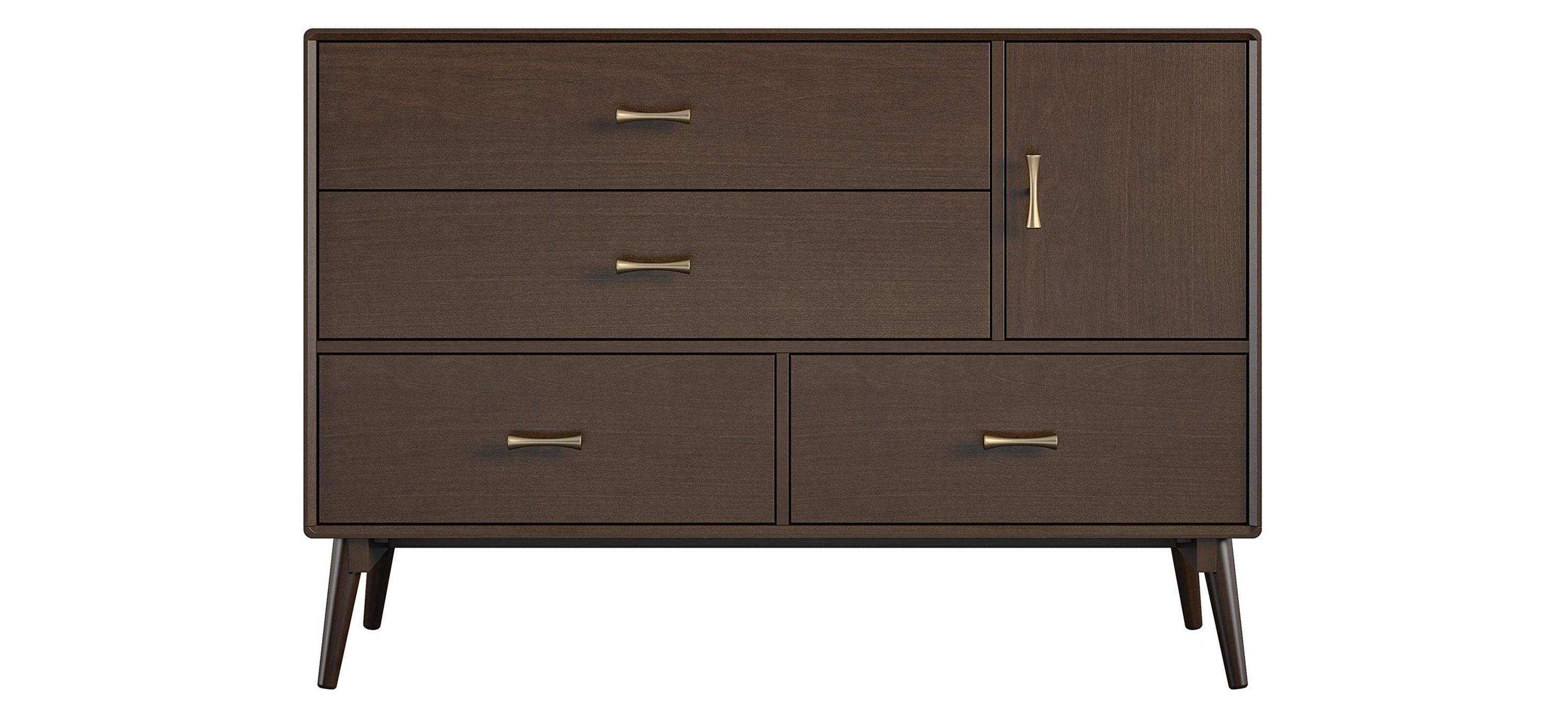 Novogratz Brittany Wide Four Drawer Dresser