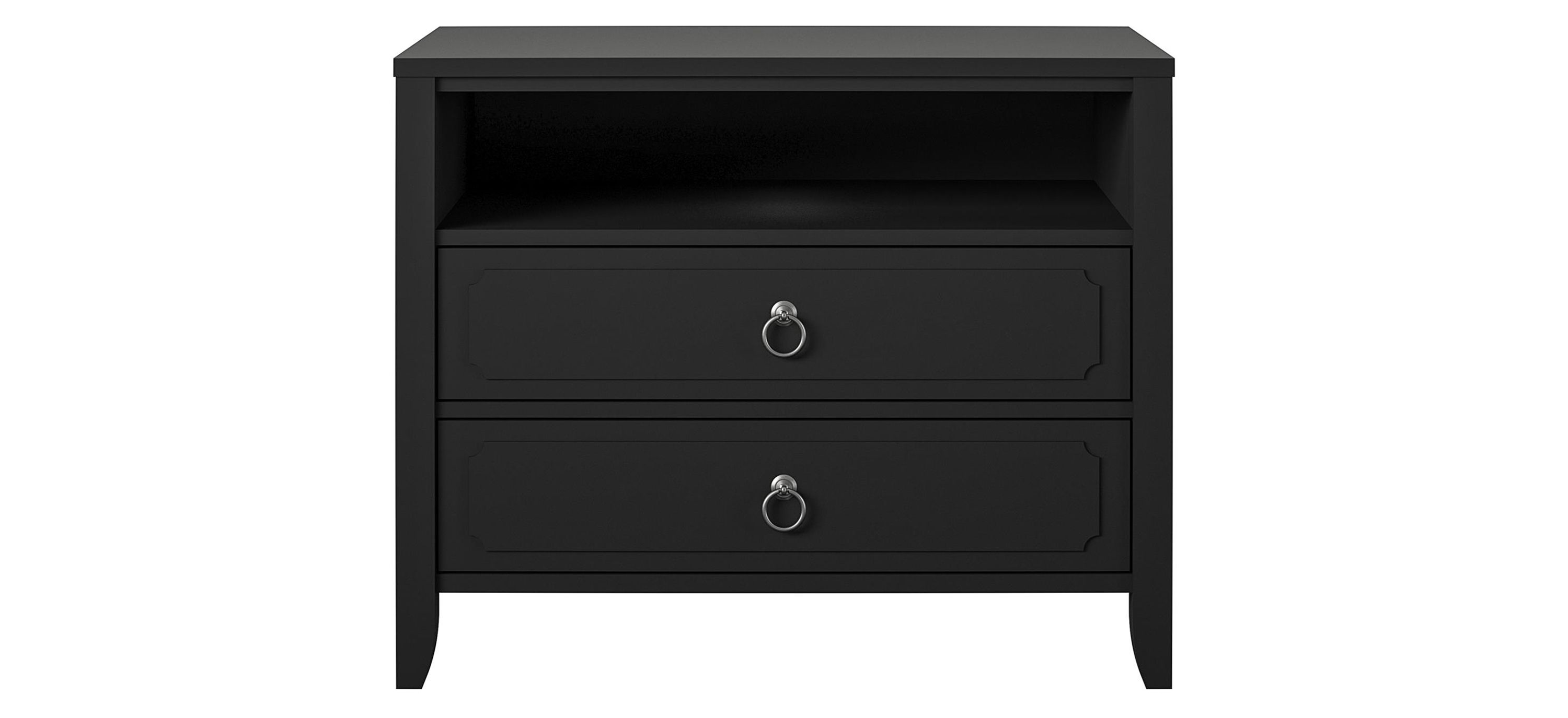 Novogratz Her Majesty Two Drawer Nightstand