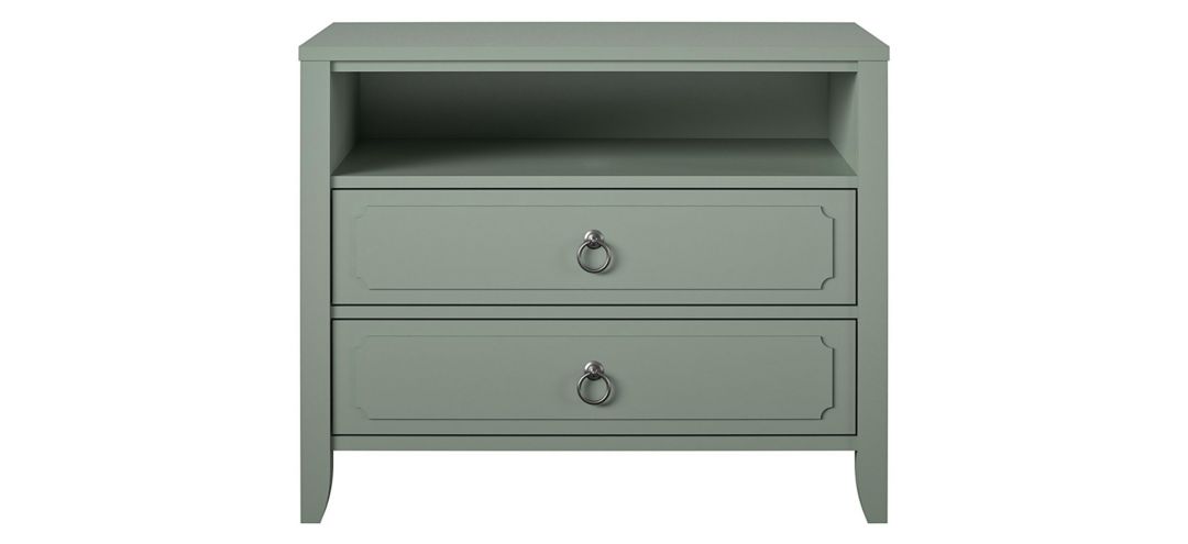 Novogratz Her Majesty Two Drawer Nightstand