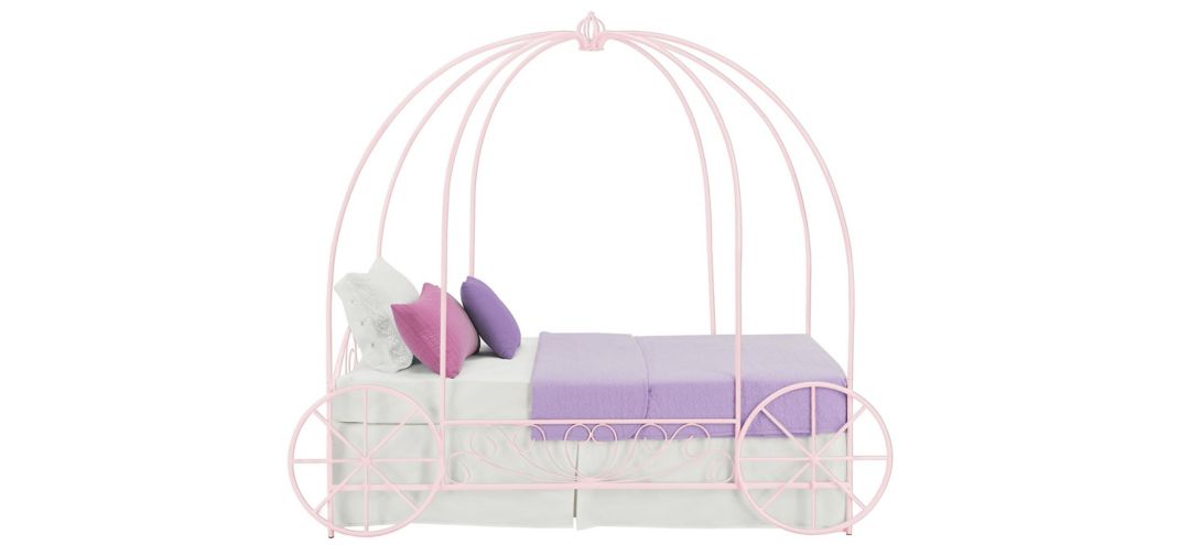 Fairytale Kids Twin Metal Carriage Bed Frame