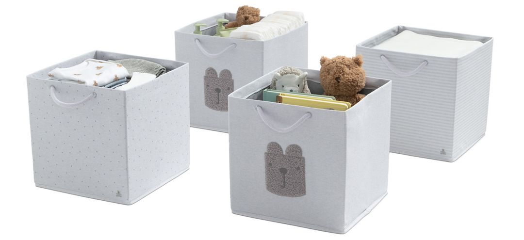 BabyGap 4-Pack Storage Bins with Handles by Delta Children