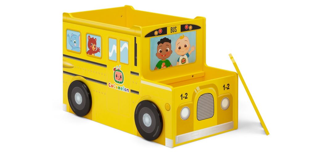 CoComelon School Bus Toy Box by Delta Children